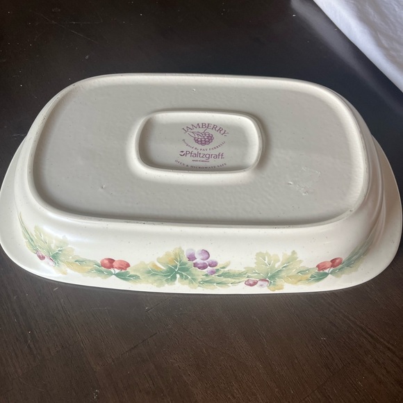 Pfaltzgraff Jamberry Large Rectangular Lasagna Baker - Picture 3 of 12